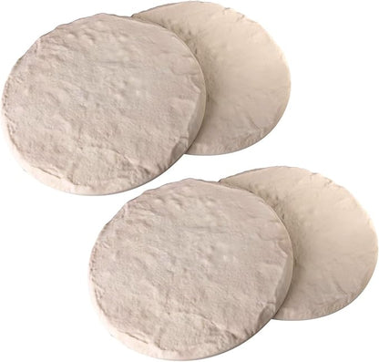 Gardens Stone,4Pieces Outdoor Decorative Easy Ground Installation for Garden Pathway Design