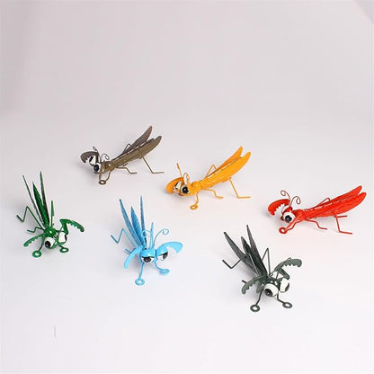 Iron Locust Decorations Model Outdoor Statue Garden Decors Metal Garden Metal Ornament Iron Metal Garden