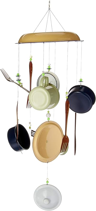 Sunset Vista Designs 80300 Everything But The Sink Sunday Brunch Wind Chime