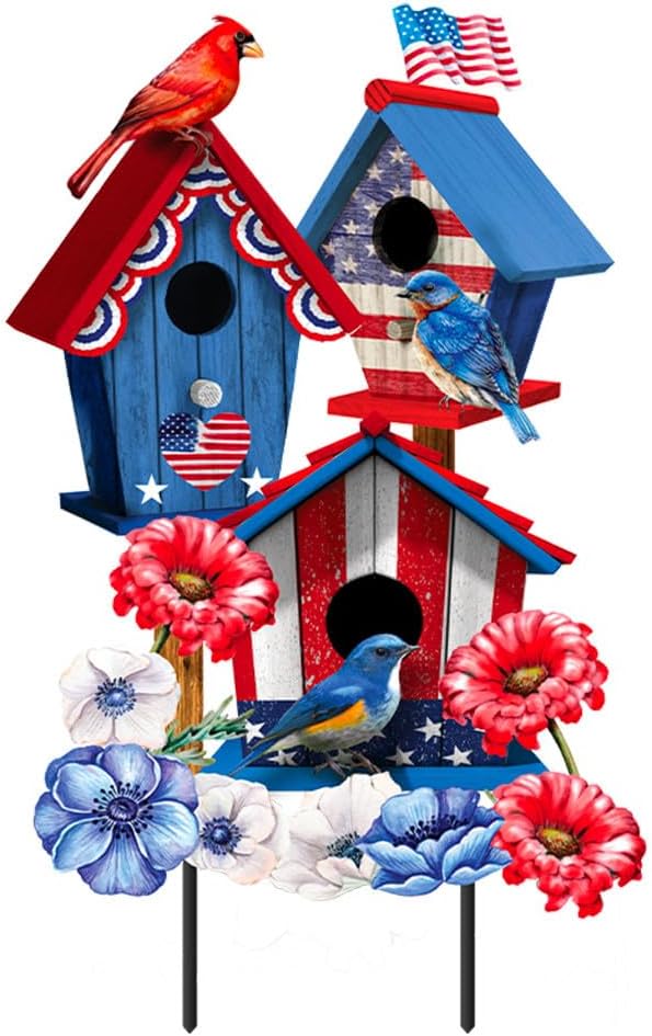 Briarwood Lane American Birdhouses Metal Art