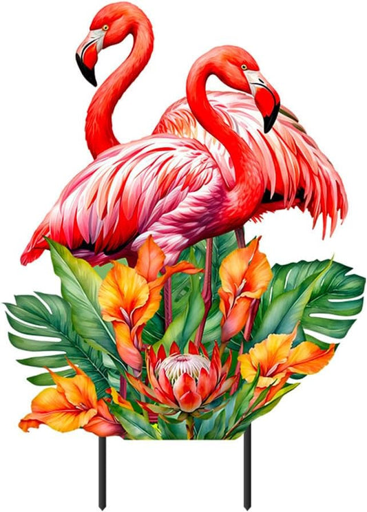 Briarwood Lane Flamingo Pair Metal Art
