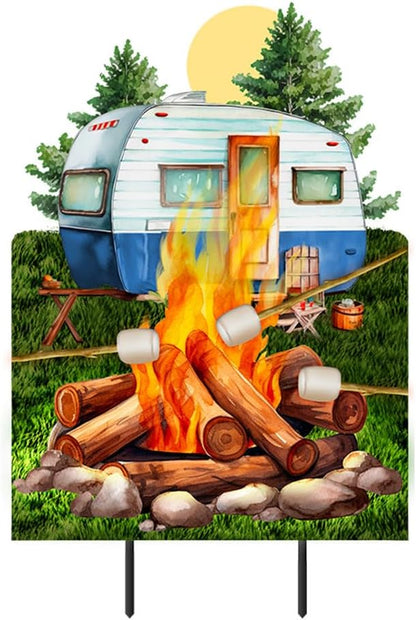 Briarwood Lane Roasting Marshmallows Metal Art