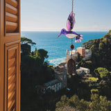 Wind Chimes Outdoor Hummingbird Metal Pendant Windchimes Decor with Hook for Outside Home Patio Garden Decoration Gifts for Mom Grandma Sisters