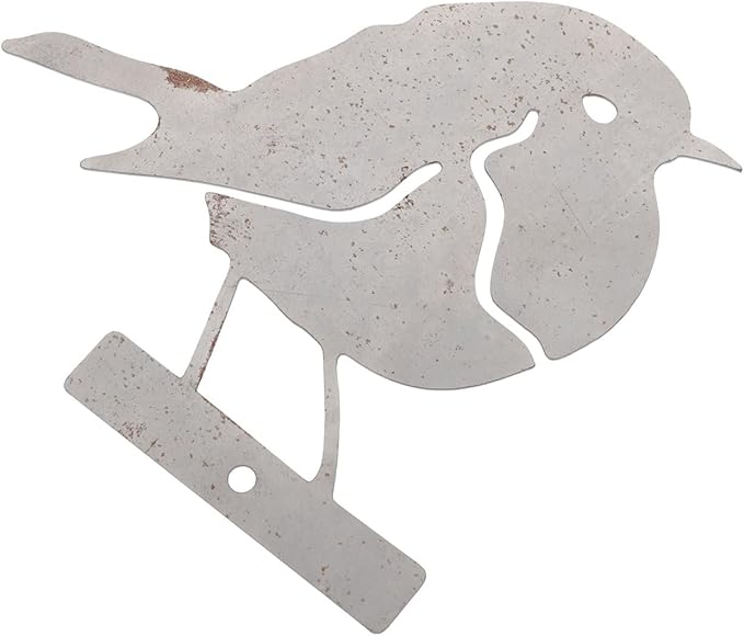 Bird Garden Decor Statue Iron Shaped Outdoor Ornament for Lawn and Garden Decoration Unique Rustic Style Durable and Sturdy Design