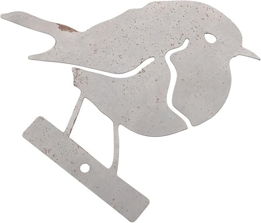 Bird Garden Decor Statue Iron Shaped Outdoor Ornament for Lawn and Garden Decoration Unique Rustic Style Durable and Sturdy Design