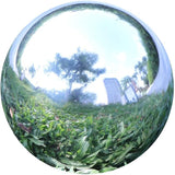 Kesywale Gazing Balls for Garden, Home Outdoor Hollow Sphere Stainless Steel Gazing Globe Mirror Ball (12 Inch)