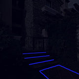 GLOCARNIVAL Glow Pebbles, 480 pcs Blue Glowing Rocks for Outdoor Decor, Garden Lawn Yard, Aquarium, Walkway, Fish Tank, Pathway, Luminous Pebbles Powered by Light or Solar