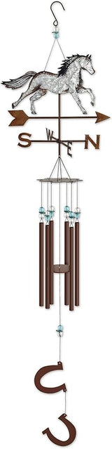 Farm Fresh Wind Chime, 40-Inch, Horse