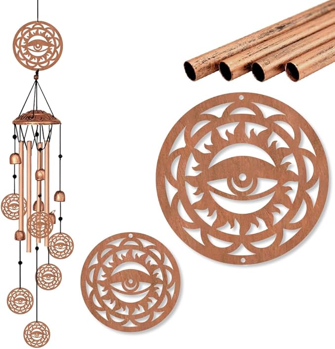 Wind Chimes Clearance for Outside Garden Wind Chime Outdoor for Women Men Metal Windchimes for Outdoors, Indoors, Patio, Garden, Yard, Home Decor
