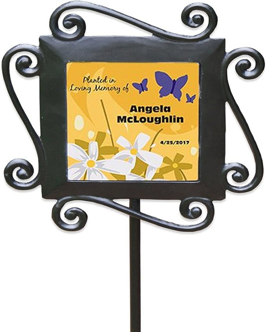 GiftsForYouNow in Loving Memory Personalized 28 x 8.5 Inch Memorial Garden Stake