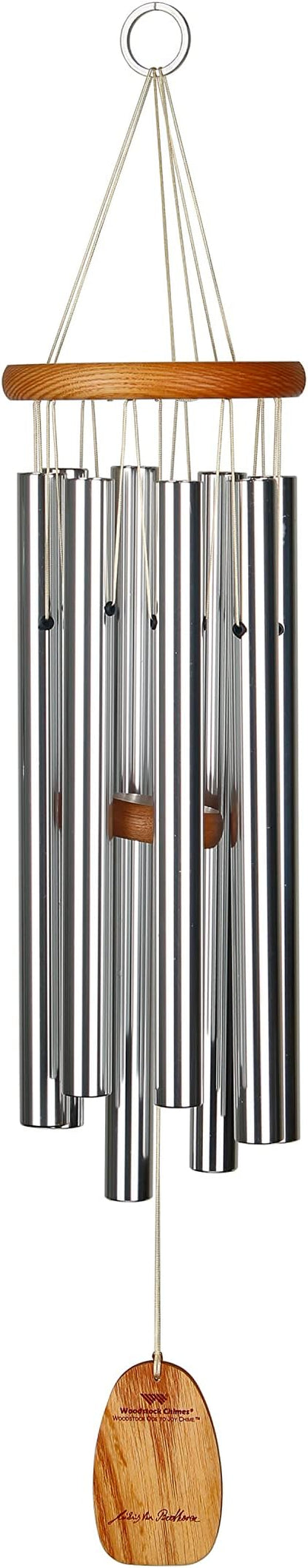 Woodstock Chimes Signature Collection, Ode to Joy Chime, 26'' Famous Melodies Wind Chimes for Outdoor, Patio, Home or Garden Décor (OJ)