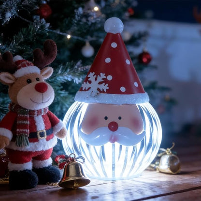 Santa Christmas Solar Lanterns for Outside,Solar Lanterns Outdoor Waterproof, Gift for Garden Pathway Yard Christmas Decorations