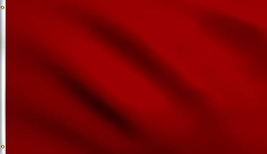 DMSE Solid Burgandy Flag, 2x3 Flag, UV Resistant, Fade Resistant Material with Metal Grommets (2ft x 3ft), (Polyester), (Burgandy)