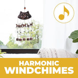 VP Home 20" H Fancy Cat Wind Chimes for Outside Unique Cat Memorial Windchime for Outdoor Decoration and Garden Decor Cat Chimes are for Women, Mom, Grandma, Unisex