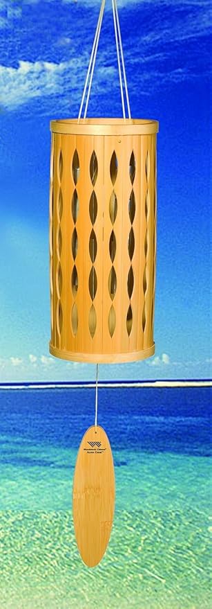 Woodstock Chimes Signature Collection, Aloha Chime, 28'' Natural Decor Designs - Coastal Gifts Wind Chimes for Outdoor, Patio, Home or Garden Décor (ACN)