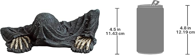 Design Toscano QM21463 The Creeper from The Grave Garden Statue Zombie Halloween Decoration, Small Size But Still Scary, Multicolored