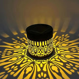 Decorative Solar Mandala Lights Outdoor, Metal Solar Fence Wall Light Waterproof, Solar Powered Mandala Garden Lights for Patio Fence Backyard Deck Outdoor Wall Decor (Peony Flower*1)