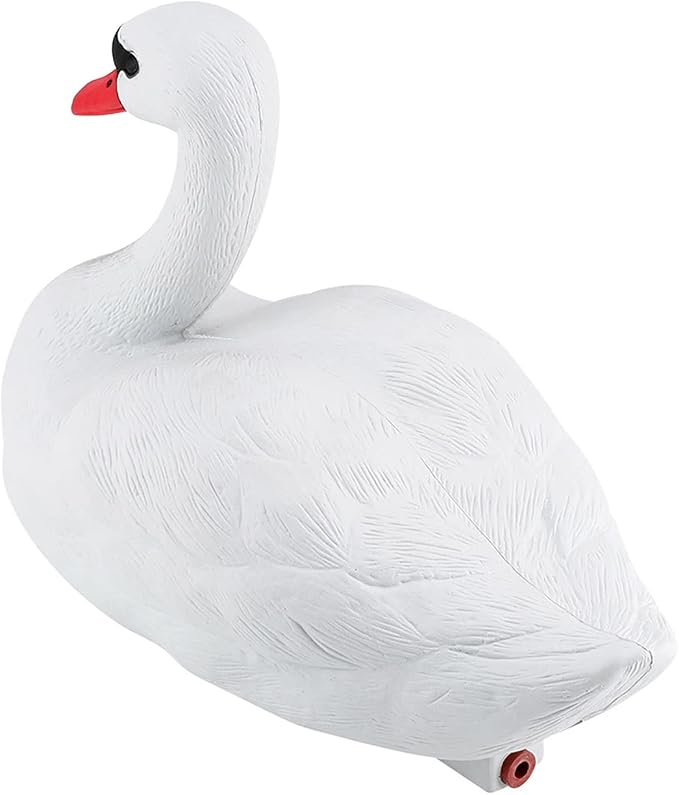 GLOGLOW Lifesize Floating Goose Decor for Pond Lake and Garden Outdoor Water Feature Decoration