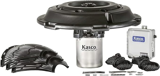 Kasco 1 HP J Series Decorative Fountain - 120V with 100 Ft Electric Power Cord | Pond and Lake Fountain | Efficient Pond Aerator Outdoor Fountain