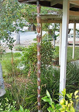 Dragonfly Theme Copper RAIN Chain with Installation KIT (16 Foot)