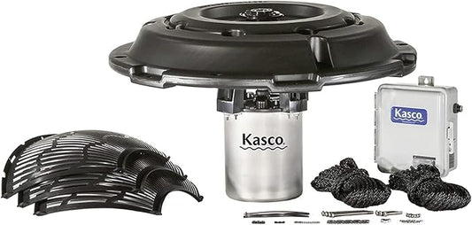 Kasco 1 HP J Series Decorative Fountain - 120V with 150 Ft Electric Power Cord | Pond and Lake Fountain | Efficient Pond Aerator Outdoor Fountain