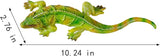 Garden Lizard Statue Simulation Lizard Statue Decorative Resin Animal Sculpture Outdoor Garden Yard Lawn Art Deco Gift 10.24 inch Hand Painted