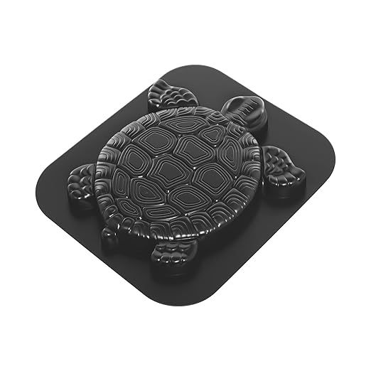 Turtle Shaped Stepping Stone Mold, 15.74" Concrete Cement Mold for Garden Path, Patio Driveway Pavers, Reusable ABS Walk Maker Mold with Lifelike Shell Texture for DIY Landscape Decoration