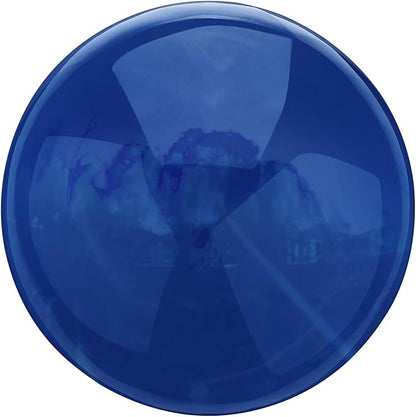 uxcell Gazing Ball 4 Inch 100mm Reflective Sphere Polished Hollow Ball, Stainless Steel Gazing Globe Mirror Ball for Home Garden Outdoor Decoration, Dark Blue