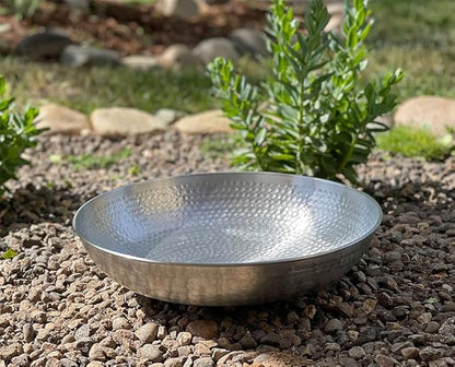 Nutshell Stores Hand Hammered Dish - Aluminum