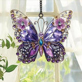 Butterfly Suncatcher Ornament Fantasy Acrylic Window Hanging Wall Art Decoration Birthday Gift Suncatchers for Windows Indoor Decorations Outdoor Decor
