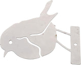 POPETPOP Metal Yard Ornament Rustic Design for Garden Outdoor Decorative Bird Sculpture