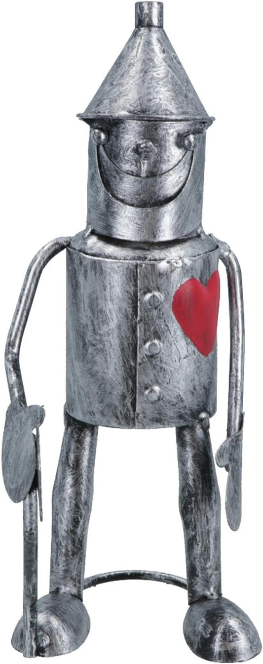 AB Tools Tin Man Standing Garden Ornament Lawn Art Sculpture Statue Yard Home Decor