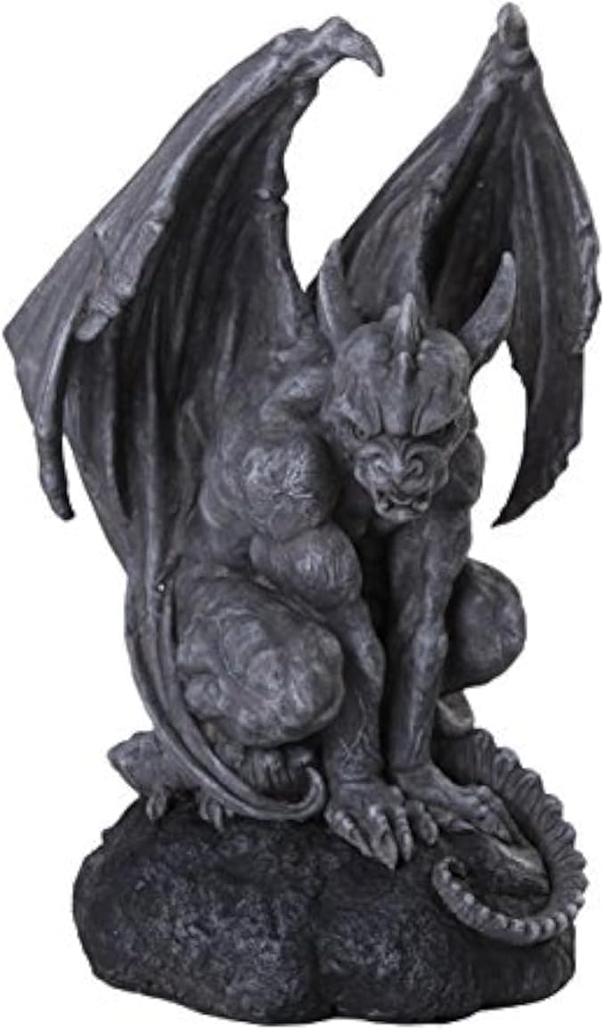 Pacific Giftware Vraskod The Sentinel Stone Gargoyle Sculpture Statue 12 Inch Tall