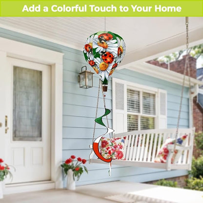 Briarwood Lane Ladybugs and Daisies Hot Air Balloon Spinner