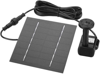 Solar Fountain with Panel Water Pump for Bird Bath Solar Panel Kit Outdoor Fountain for Outdoor Small Pond, Patio Garden and Fish Tank