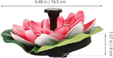 LIOOBO Solar Floating Fountain Lotus-Style Pond Fountain Outdoor Garden Water Feature Solar-Powered Floating Decor for Pool and Pond