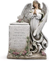 Napco Imports Praying Angel Inspirational 8 x 12 Inch Resin Decorative Bereavement Urn Box