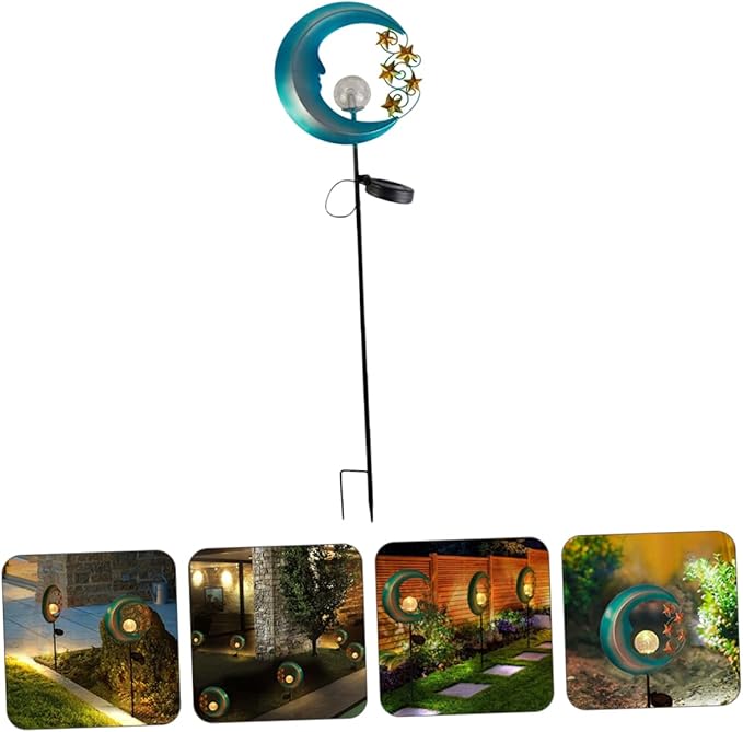1pc Solar Courtyard Shape Lawn Decor for Garden Easy Install Solar Ground Inserted Light for Pathway Patio and Outdoor Spaces