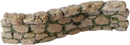 Treasure Gurus Miniature Cobblestone Rock Wall Fairy Garden Ornament Dollhouse Decor Accessory