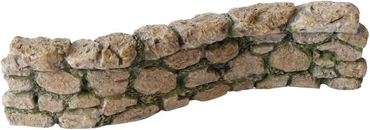 Treasure Gurus Miniature Cobblestone Rock Wall Fairy Garden Ornament Dollhouse Decor Accessory