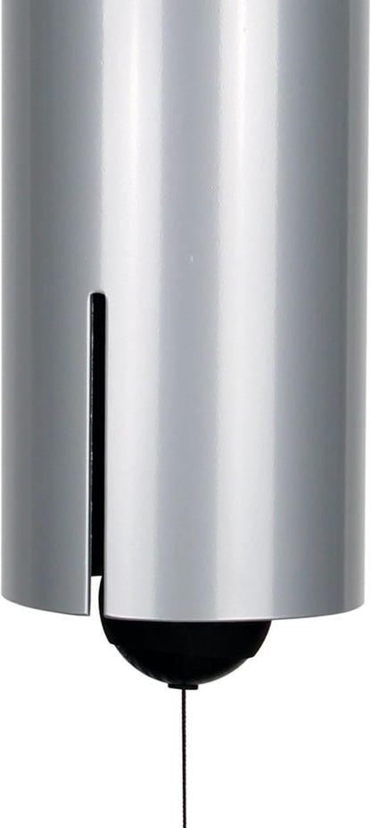 Woodstock Chimes Heroic Windbell Wind Chime for Outside 40" Large Grey,Deep Tone Sound, Outdoor Decor for Patio, Porch, Garden HWLY
