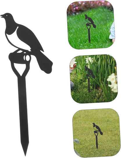 Bird Garden Stake Decor Iron for Lawn and Garden Vivid Bird Stake Ornament for Outdoor Decoration