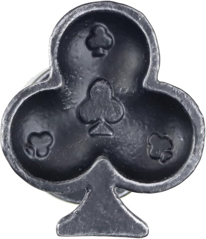 Cast Iron Outdoor Wall Hook for Garden and Patio, Antique-Style Clubs Accent Hook for Outdoor Wall Spaces (Antique Black)