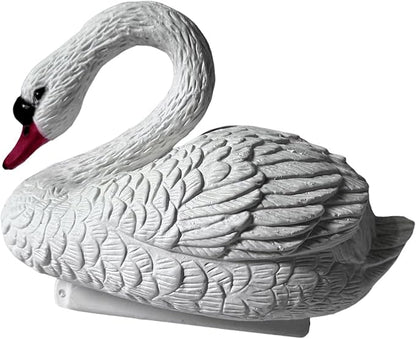 Garden Statues Garden Pond Float Swan Decor Swan Figurine Float Realistic for Courtyard Gardens Yard Lawn Sculpture Country Farm Figures Yard Ornaments Decor