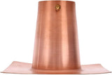 Fabater Rain Chain Gutter Adapter, Copper Rain Chains for Gutters Easy Installation Pure Copper Construction, Chain Installation Adapter with Brass Fastener for Outdoor Gutters