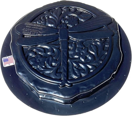 AUTUMN Made in USA Dragonfly Round Stepping Stone Mold, Concrete Cement Mold, Stepping Stones for Garden Walkway, DIY Walkway Stepping Stones, Round Statue for Garden, Round Garden Decor Mold