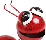 Metal Craft Ant Yard Decor Set of 5 Colorful Cute Insect Wall Sculptures Indoor and Outdoor Colorful Metal Art Decoration