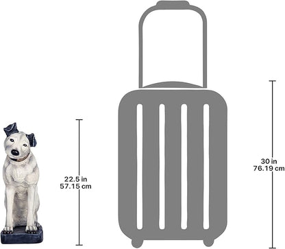 Design Toscano Nipper RCA Dog Statue