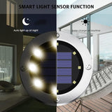 OULONGER Solar Ground Lights 16Pack, Garden Solar Outdoor Waterproof Pathway Bright In-Ground Lights Outdoor Lighting Decor for Lawn, Patio, Yard, Driveway,Walkway Warm Light