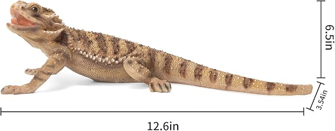 Garden Lizard Statue - Resin Reptile Sculpture, Indoor and Outdoor Home and Garden Lizard Sculpture, Lizard Decor, for Nature Lovers and Homeowners